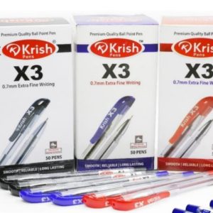 KRISH X3 PEN BLACK (1*50) BOX