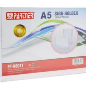 PARTNER A5 ACRYLIC T STAND HORIZONTAL