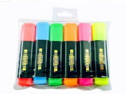 HIGHLIHTER PACK OF 6 PCS